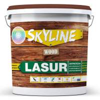 Лазурь декоративно-защитная для обработки дерева LASUR Wood SkyLine Каштан 10л