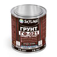 Грунт ГФ-021 алкидный антикоррозионный универсальный «Skyline» Красно-коричневый 3 кг