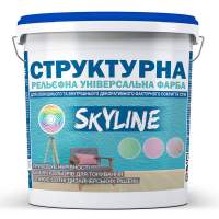 Краска СТРУКТУРНАЯ для создания рельефа стен и потолков SkyLine 24 кг