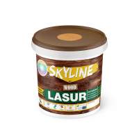 Лазур декоративно-захисний для обробки дерева LASUR Wood SkyLine Каштан 0.4 л