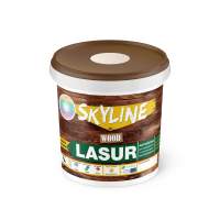 Лазурна декоративно-захисна для обробки дерева LASUR Wood SkyLine Біла 0.4 л