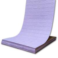 Самоклеющаяся 3D панель под светло-фиолетовый кирпич 20000х700х3мм SW-00001470