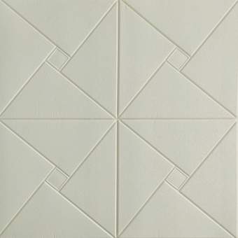 Самоклеюча декоративна стельова стінна 3D панель орігамі 700x700х5.5мм (173) SW-00000182