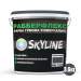Краска резиновая суперэластичная сверхстойкая «РабберФлекс» SkyLine Графитовый RAL 7024 3.6 кг
