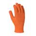 Перчатки Doloni "Звезда" трикотажные рабочие оранжевые с ПВХ 7 класс 10 размер арт. 564