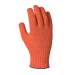 Перчатки Doloni трикотажные рабочие оранжевые с ПВХ Универсал 10 класс арт. 526