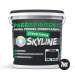 Краска резиновая структурная «РабберФлекс» SkyLine Черная RAL 9004 7 кг