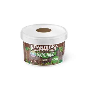 Шпаклевка для Дерева готовая к применению акриловая SkyLine Wood Орех 400 г