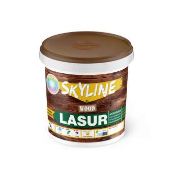 Лазурь декоративно-защитная для обработки дерева LASUR Wood SkyLine Кипарис 0.4 л