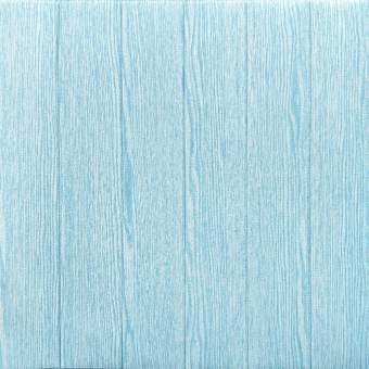 Самоклеюча 3D панель блакитне дерево 700х700х4мм (93) SW-00001338