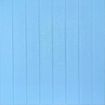 Самоклеюча 3D панель блакитне дерево 700х700х4мм (384) SW-00001372