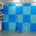 Декоративна 3D панель самоклейка під цеглу Синій 700х770х5мм (003-5) SW-00000154