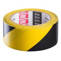 Стрічка скотч SCLEY *914* маркувально-попереджувальна 48 мм x 33 м, жовто-чорна