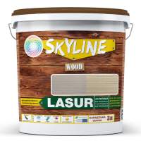 Лазур декоративно-захисний для обробки дерева LASUR Wood SkyLine Канадська сосна 3 л