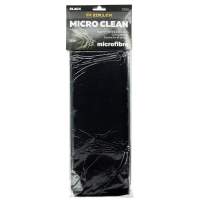 Салфетка микрофибра чорна Micro Clean Microfibre Black 37 x 37 см Zollex 17501