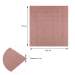 Панель стінова 3D 700х770х5мм цегла рожево-лілова SW-00002439