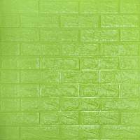 Самоклеящаяся 3D панель флуоресцентный зеленый 700х770х5мм (300-5) SW-00001331