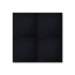 Самоклеящаяся плитка под ковролин черная 300х300х4мм SW-00001423
