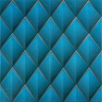 Панель стеновая 3D 700х700х4мм ромбы синие (D) SW-00001985