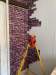 Декоративная 3D панель самоклейка под кирпич фиолетовый Екатеринославский 700x770x5мм (041) SW-00000041