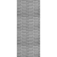 Самоклеюча 3D панель кладка срібло 3080х700х5мм SW-00001760