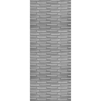 Самоклеющаяся 3D панель кладка серебро 3080х700х5мм SW-00001760
