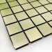 Самоклеющаяся алюминиевая плитка зеленое золото мозаика 300х300х3мм SW-00001168 (D)