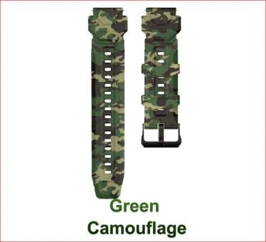 Камуфляжний ремінець для смарт-годинника Tank M1 зелений 20мм