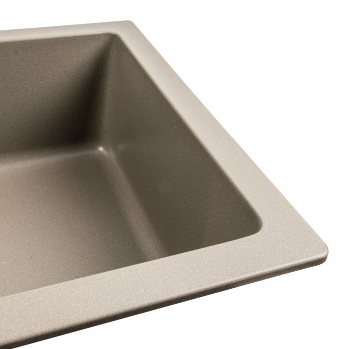 Гранитная мойка для кухни Platinum 7945 Paruana матовый Титан