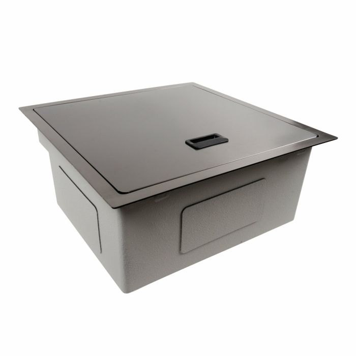 Кухонная мойка скрытая черная Platinum TZ 50*50