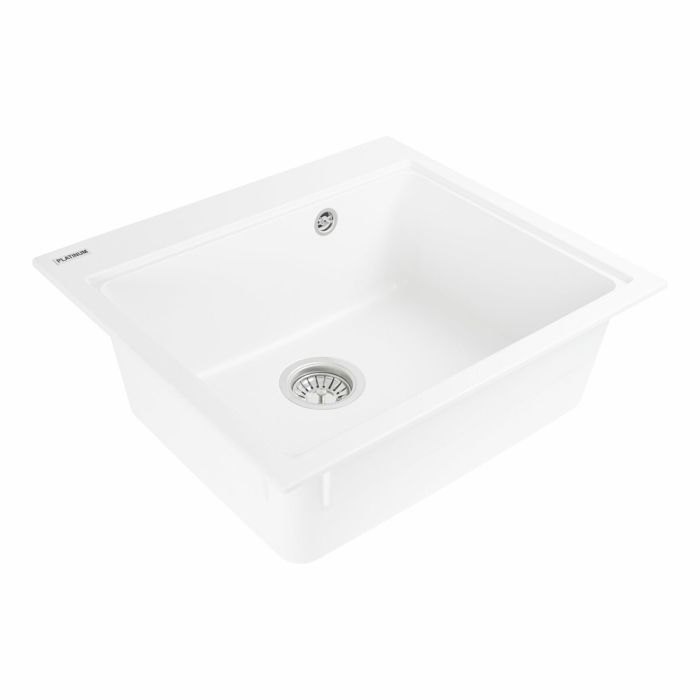 Мойка гранитная Platinum 5852 VESTA матовая Белая