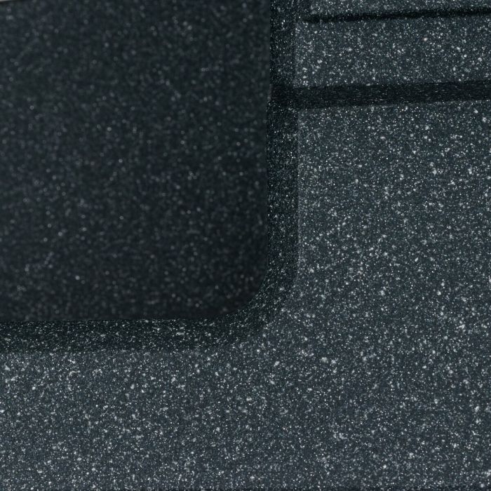 Гранітне миття для кухні VALESO 7843 SOLID матовий Антрацит