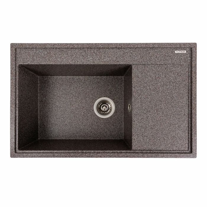 Гранитная мойка для кухни Platinum 7950 AZURIT матовый Микс
