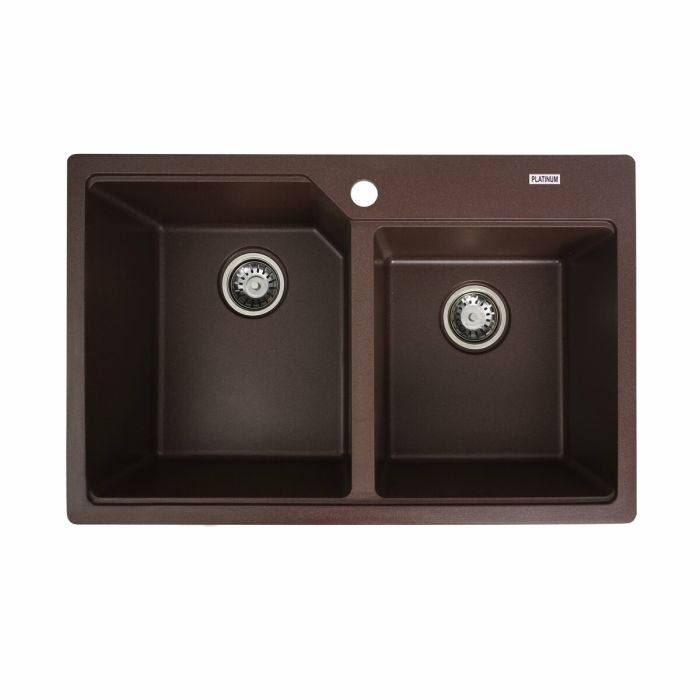 Гранітне миття для кухні Platinum 7850 HARMONY матова Мокко, L
