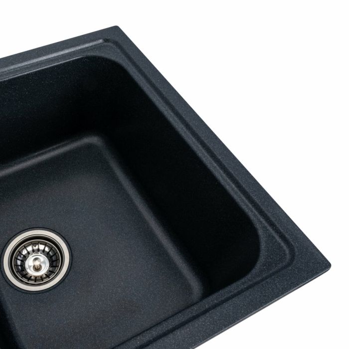 Гранітне миття для кухні Platinum 7950 Equatoria матова Антрацит