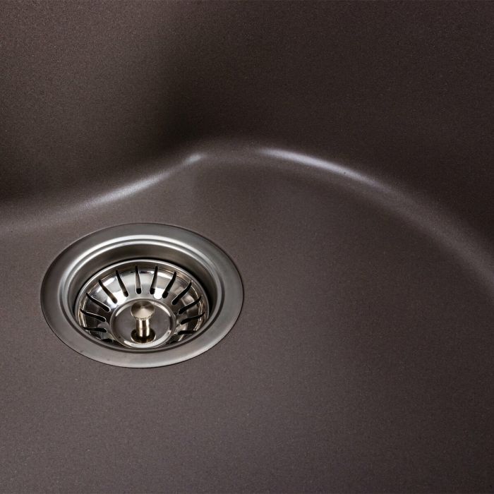 Гранітне миття для кухні Platinum 480 TURAS матова Дюна