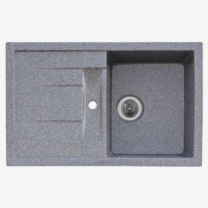 Гранитная мойка для кухни Platinum 7850 PRETSO глянец Микс, L