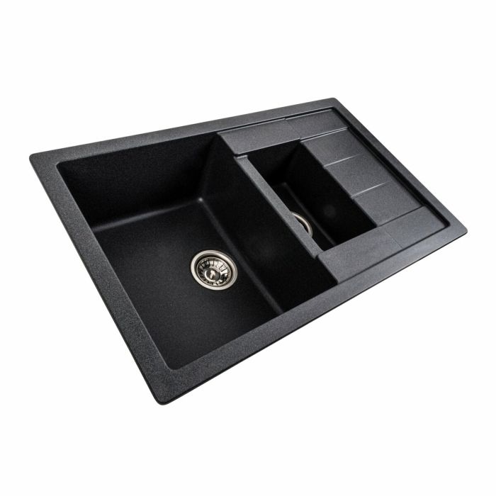 Гранитная мойка для кухни Platinum 7850W TOSKANA матовый Карбон, L
