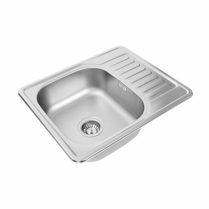 Кухонная мойка из нержавеющей стали Platinum 5848 САТИН (0,6/170 мм), L