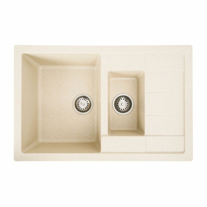 Гранитная мойка для кухни Platinum 7850W TOSKANA матовая Сафари, R