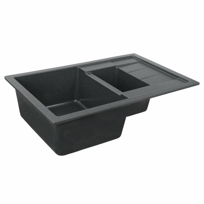 Гранітне миття для кухні Platinum 7850W TOSKANA матова Антрацит, R