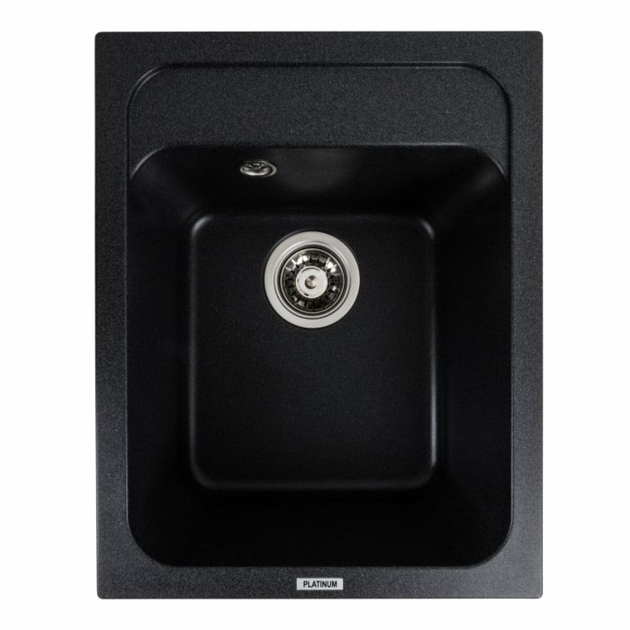 Гранітне миття для кухні Platinum 4050 KORRADO матова Карбон
