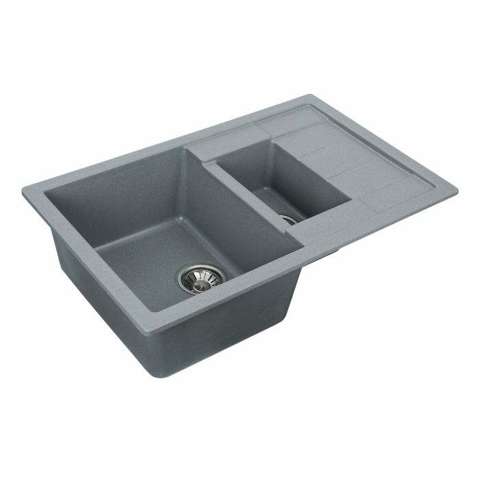Гранітне миття для кухні VALESO 7850W TOSKANA матова Сірий мусон