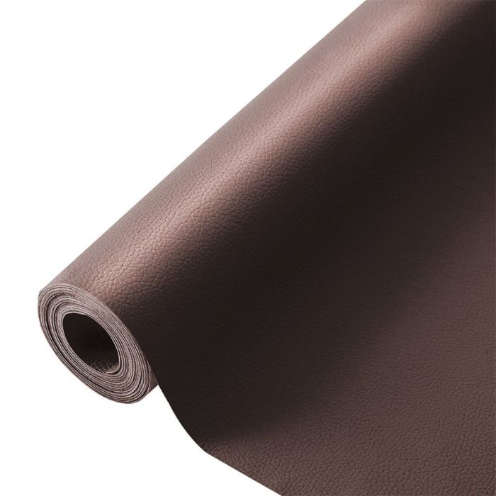 Самоклеюча екошкіра в рулоні 1.37*3m*0.5mm BROWN (D) SW-00001198
