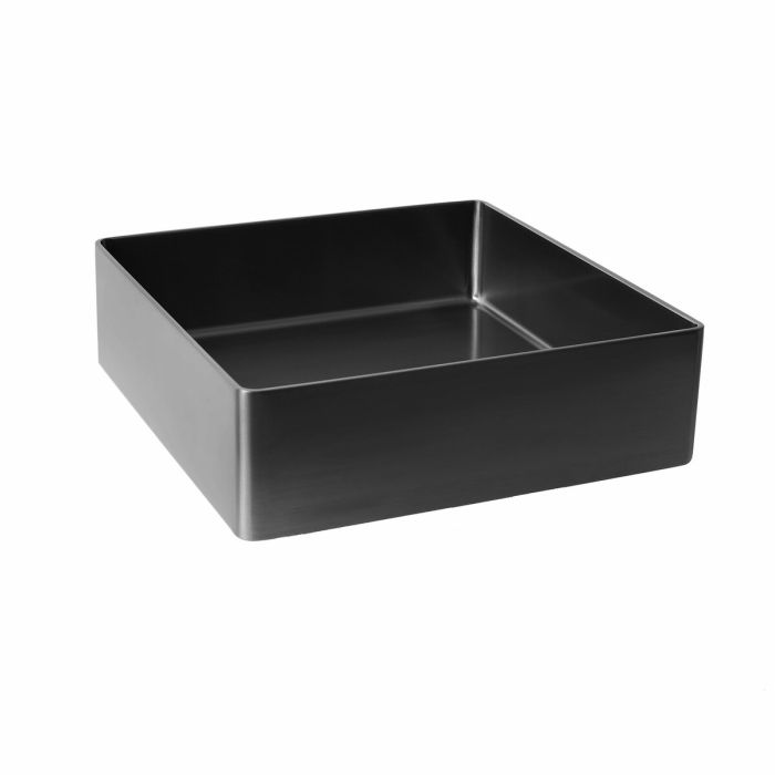 Умывальник Platinum Handmade PVD черный 400x400 мм