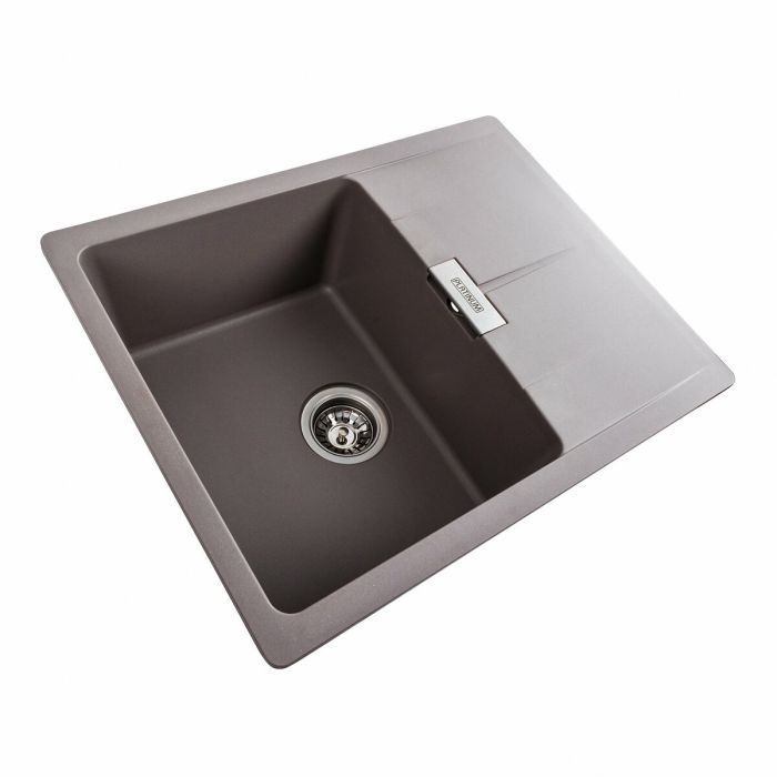 Гранитная мойка для кухни Platinum 6250 ZIRKONE матовая Дюна