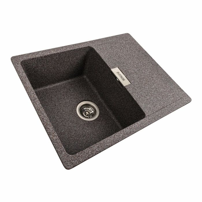 Гранитная мойка для кухни Platinum 6250 ZIRKONE матовый Микс