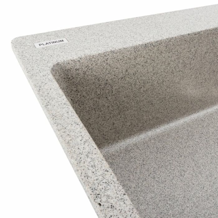 Гранитная мойка для кухни Platinum 7850 Bogema матовая (серая)