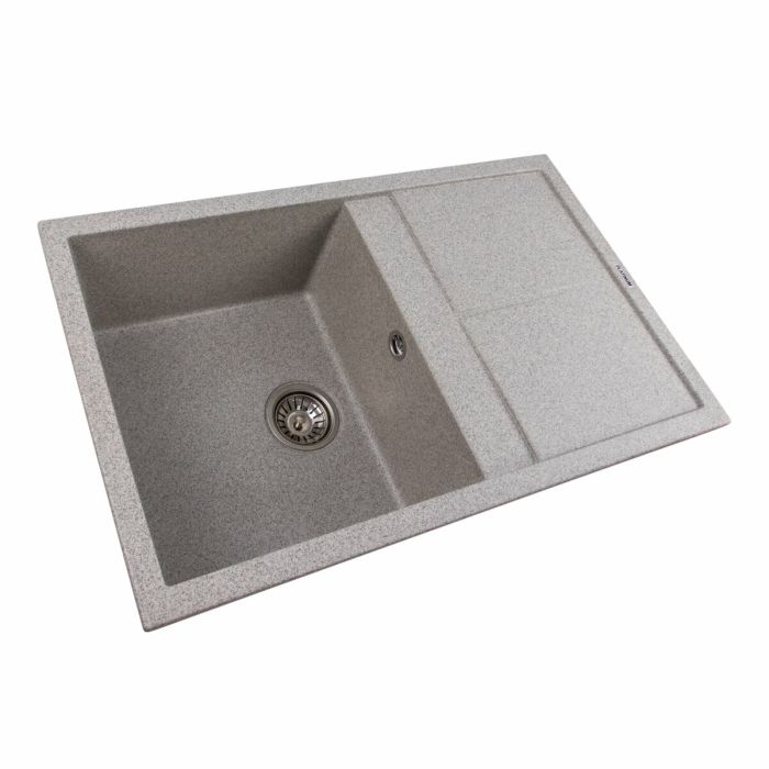 Гранітне миття для кухні Platinum 7950 Selena матова Сіра, L