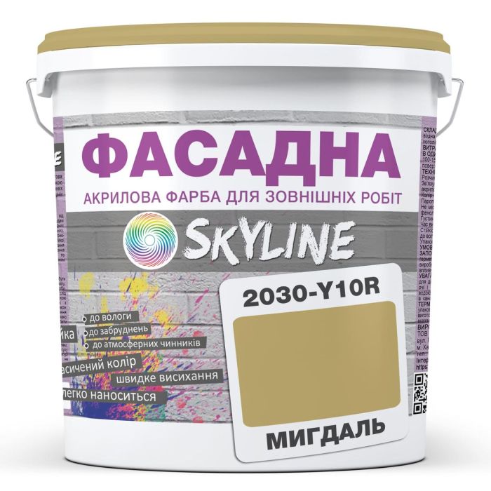 Фарба Акрил-латексна Фасадна Skyline 2030-Y10R Мигдаль 5л